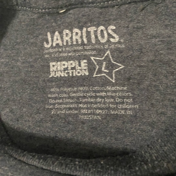 Jarritos Ripple Junction Men’s Large Dark Grey T-Shirt - Picture 3 of 4